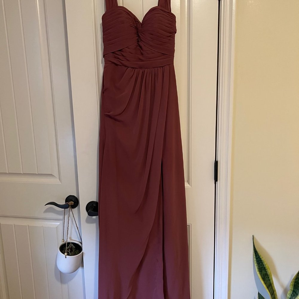 Azazie Mille Desert Rose